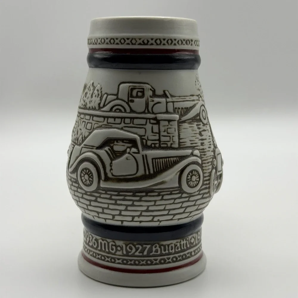 Vintage Car Mug Handcrafted 1982 Avon Classic Automobile Beer Stein Cup‎